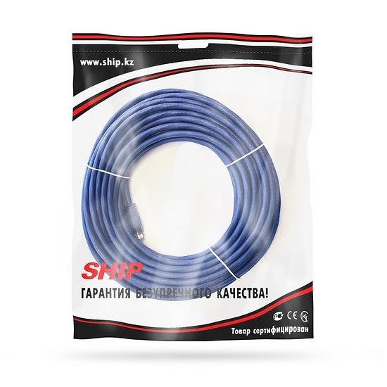 Патч Корд SHIP S6025BL2000-P Cat.6 UTP RJ-45 20 м Синий Пол. пакет фото 2