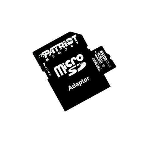 Карта памяти MicroSD Patriot LX microSDHC  32GB  PSF32GMCSDHC10  Class 10  UHS-I  + adapter SD фото 1