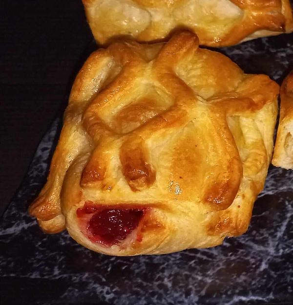 Мини слойка с вишневым джемом Опт фото 3