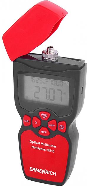 Мультиметр Ermenrich NU10 цифровой красный/черный (82556) фото 1