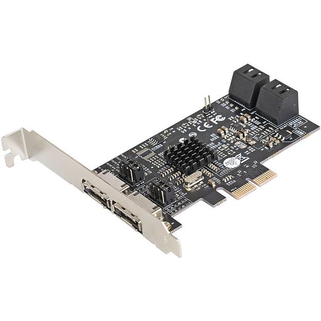Exegate EX283711RUS Контроллер EXE-504 PCI-E 2.0, SATA3 RAID, 4 int+2 ext (OEM) фото 3