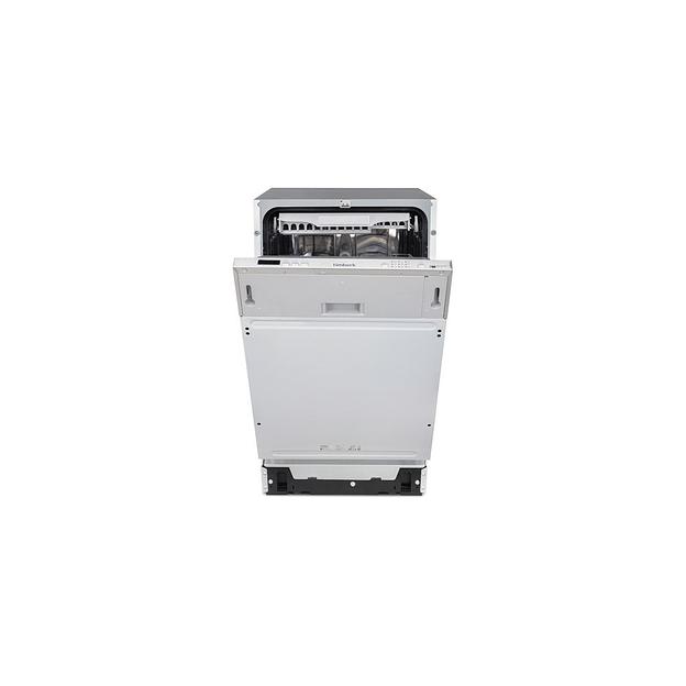 Посудомоечная машина Timberk Set&Dry T-DW45BI103, узкая, напольная, 59.4см, загрузка 11 комплектов, серебристая фото 1