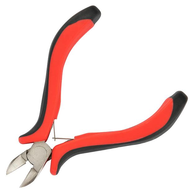 Бокорезы Mini, 130 мм, никелированные, авторазжим, двухкомпонентные рукоятки фото 2