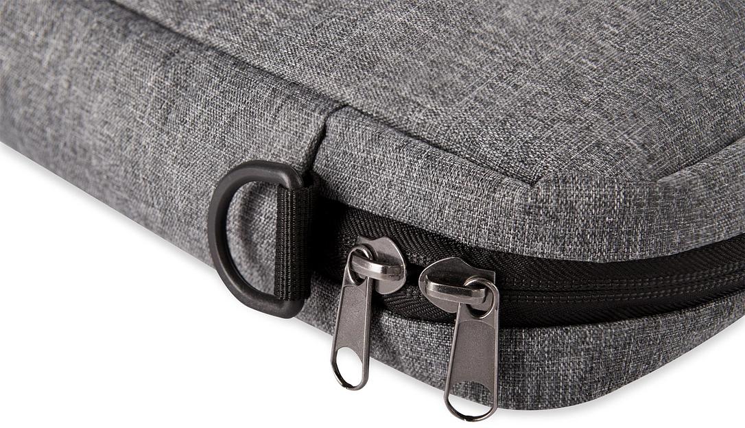 Сумка для ноутбука 15.6" Digma R-270 серый/черный полиэстер (R270GBK) фото 8