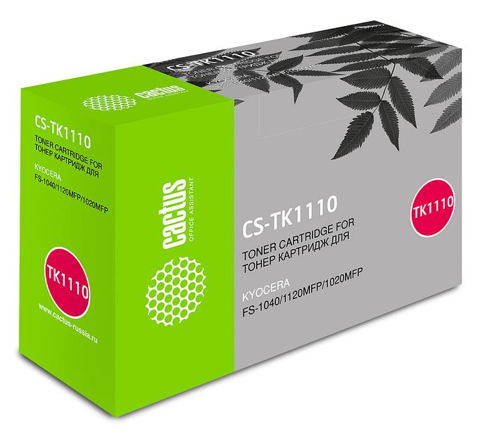 Картридж лазерный Cactus CS-TK1110 черный (2500стр.) для Kyocera FS 1020MFP/1040/1120MFP фото 1