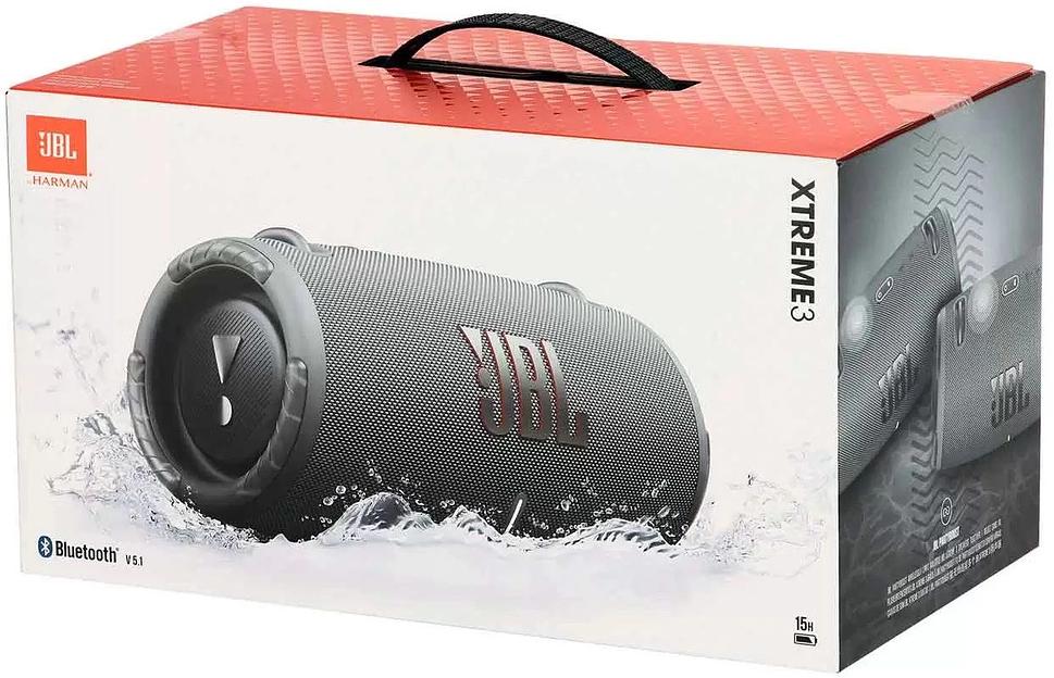 Колонка порт. JBL Xtreme 3 серый 100W 4.0 BT/3.5Jack 15м (JBLXTREME3GYEU) фото 10