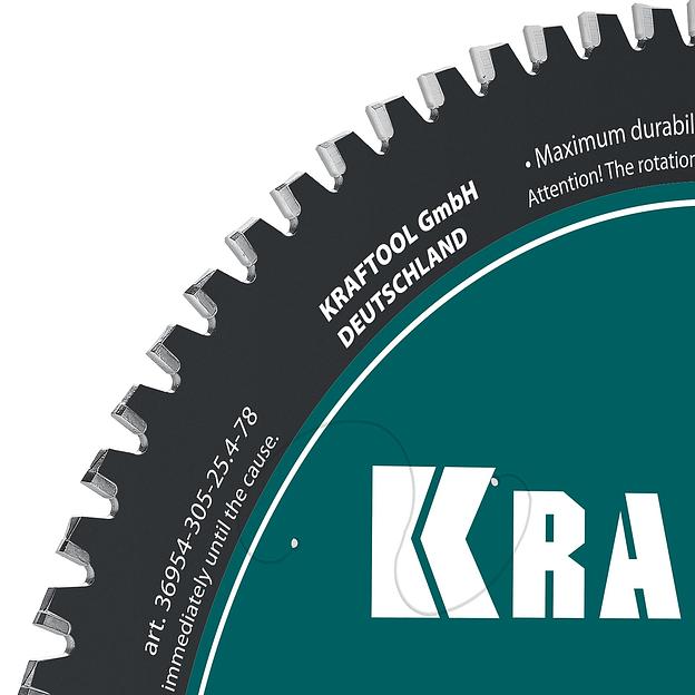 KRAFTOOL Metal Cut 305 х 25.4 мм, 78Т, диск пильный по металлу и стали (36954-305-25.4-78) фото 2