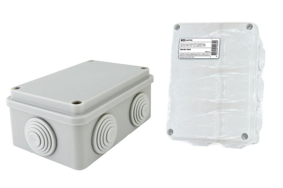 Коробка ответвит. с гладкими стенками, прозрачная, IP56, 380х300х120мм фото 1