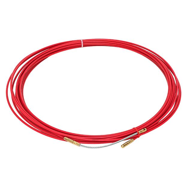 Протяжка кабельная стеклопруток 3.5 мм со смен. наконеч., 15 м фото 1