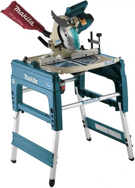 Makita LF 1000 Пила комбинированная торцовочная [LF 1000] {1650Вт,2700об\м,дискф260х30мм,рез-20\68х210\155мм,32кг,кор,стол,накл-45\0гр,повор-45\45гр} фото 1