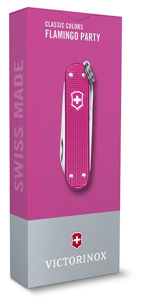 Нож перочинный Victorinox Classic Flamingo Party (0.6221.251G) 58мм 7функц. карт.коробка фото 4