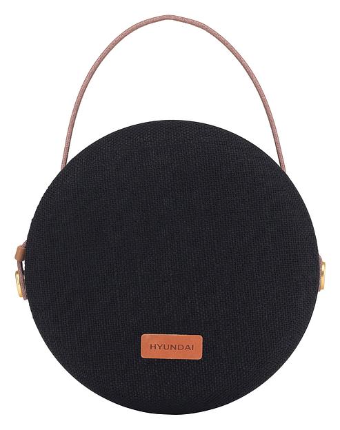 Колонка порт. Hyundai H-PAC500 черный 8W 1.0 BT/3.5Jack 10м 2200mAh фото 1