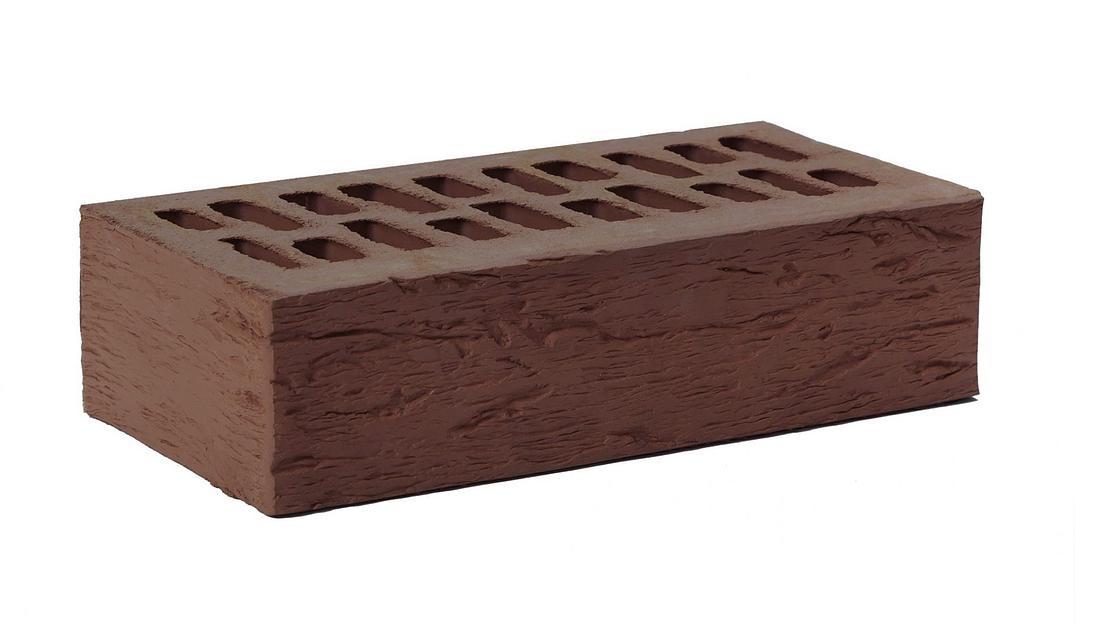 Кирпич одинарный лицевой фактурный «Амстердам» (шоколад) Лофт фото 1
