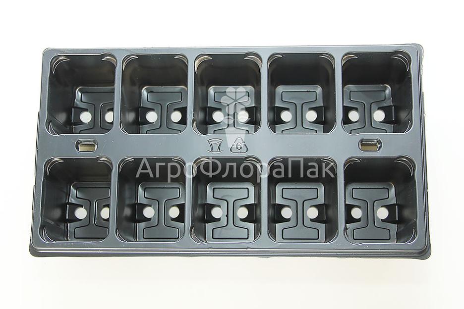 Кассета рассадная, 10 ячеек (толщина ленты 0,55 мм) ОПТ фото 1