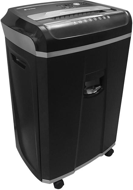 Шредер Heleos УМ35-4 черный (секр.P-4) фрагменты 23лист. 35лтр. скрепки скобы пл.карты CD фото 1