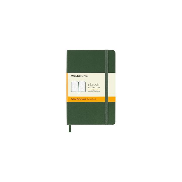Блокнот Moleskine Classic, 192стр, в линейку, твердая обложка, зеленый [mm710k15] фото 1