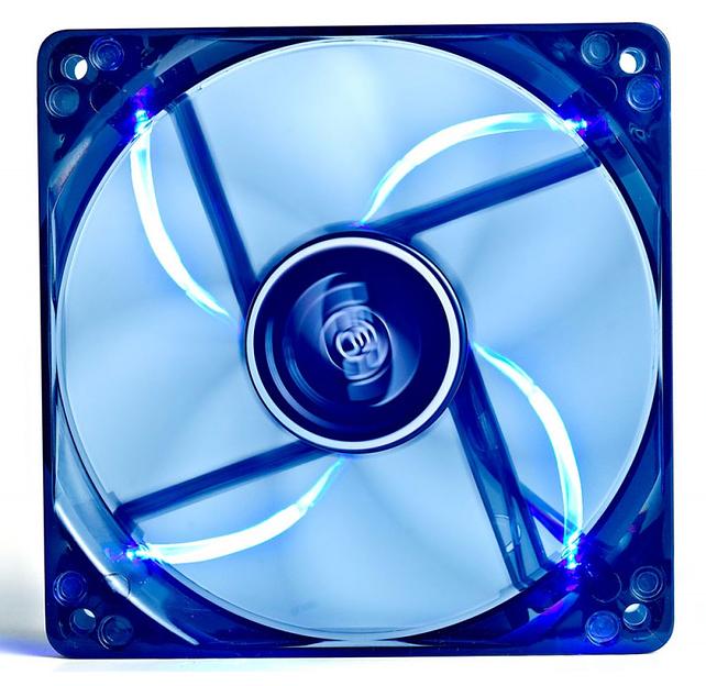 Вентилятор Deepcool WIND BLADE 120 120x120x25mm 3-pin 4-pin (Molex)26dB LED Ret фото 2