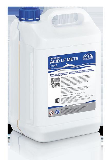 Средство моющее кислотное для удаления накипи и других минеральных отложений с кух.оборуд.  5 л. ph 1 Acid LF Meta /1/3/ фото 1