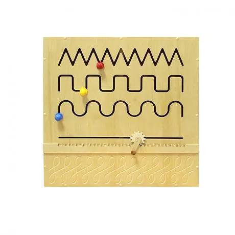 Настенный модуль для упражнений в развитии запястья-движение по прорези 70х6х70 см, арт.7.47 ОПТ фото 1