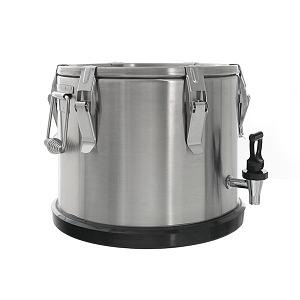 Термоконтейнер Foodatlas Pro 10 л с краном нержавеющая сталь фото 2