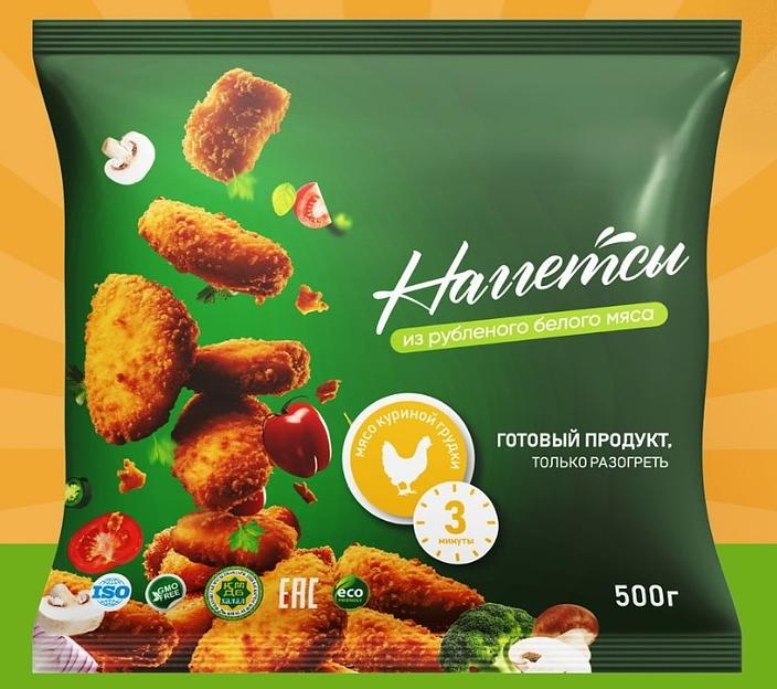 Наггетсы из куриного рубленого белого мяса, 500 гр ОПТ фото 1