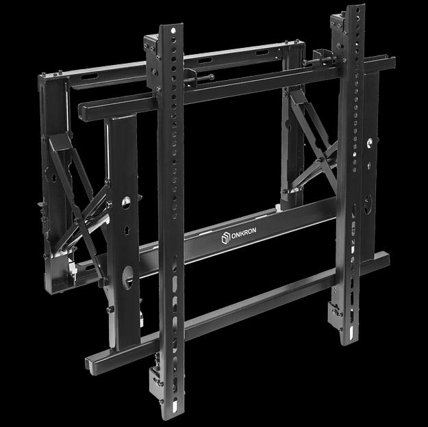 Настенное крепление Push Up для видеостен ONKRON PRO7G чёрный фото 2