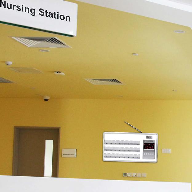 Беспроводной пульт медсестры на 24 палаты R22121, белый фото 7