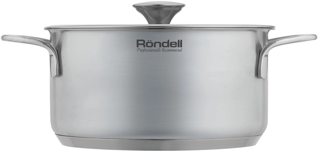 Кастрюля Rondell Modern RDS-1746, 2л, 18см, с крышкой, стальной фото 3