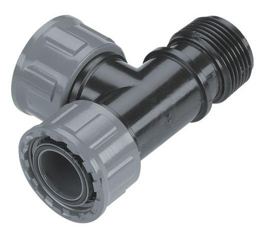 Коннектор Gardena 02751-20.000.00 Д.вх.1" Д.вых.1" черный фото 1