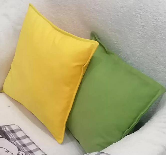 Декоративная подушка на диван 2 шт зеленый цвет ОПТ фото 2