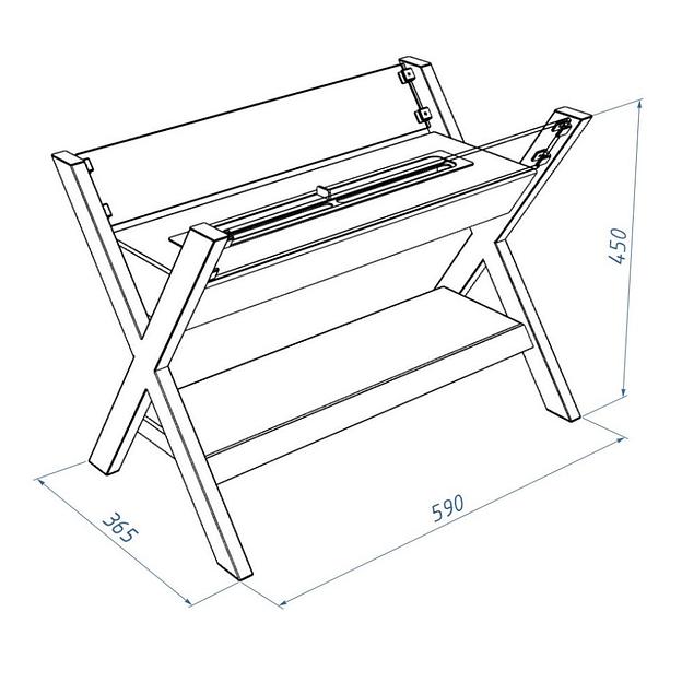 Биокамин Royal Thermo RTBFP-F590AL Altai фото 5