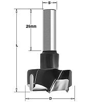 Сверло чашечное DELTATOOLS 25✕10✕70 мм R фото 1