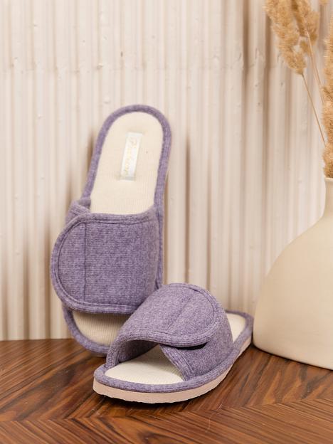 Тапочки домашние женские на липучке фото 4