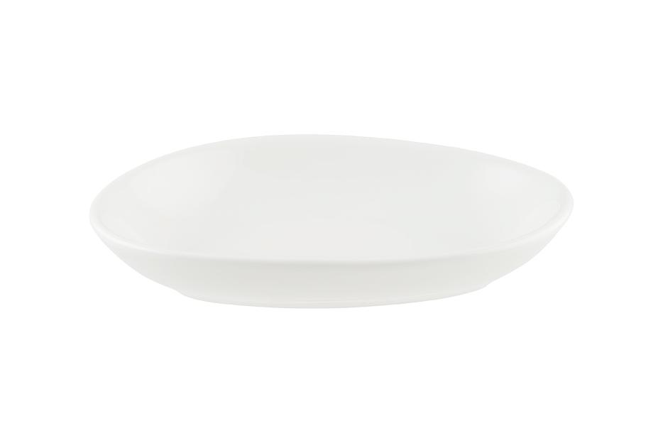 Салатник овальный 150*100 мм. 140 мл. h=30 мм. Белый, форма Ваго /1/12/ фото 1