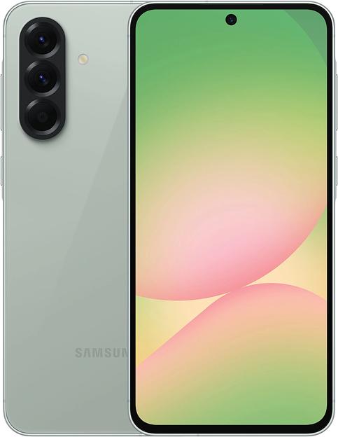 Смартфон Samsung SM-A566E Galaxy A56 5G 256Gb 8Gb зеленый моноблок 3G 4G 2Sim 6.7" 1080x2340 Android 15 50Mpix 802.11 a/b/g/n/ac/ax NFC GPS GSM900/1800 GSM1900 TouchSc Protect фото 1