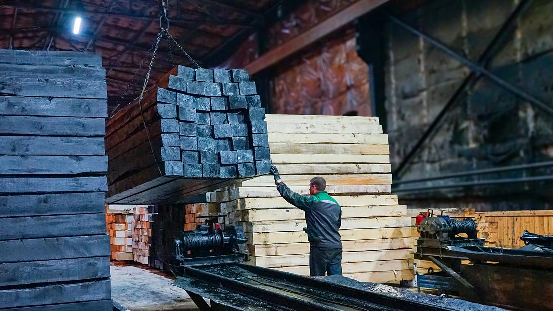 Брус Б1 II тип 10,97 м³ комплект 75 шт фото 1