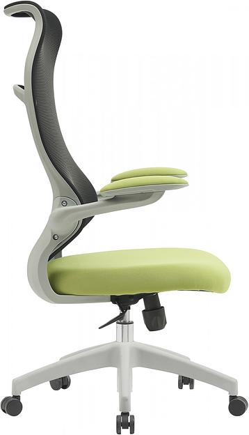 Кресло Cactus CS-GMC505-GYGN черный сиденье салатовый пластик серый фото 3