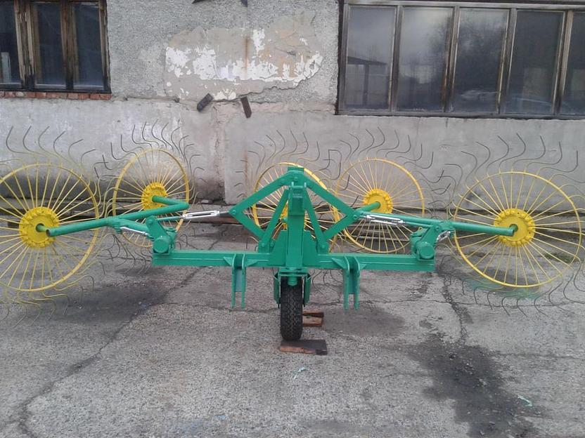 Грабли-ворошилки валкообразователи на трактор ГВВ-4М (спицы 7 мм) фото 1