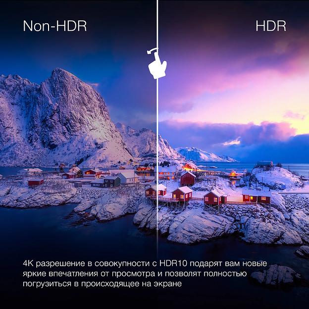 Телевизор LED Hyundai 55" H-LED55BU7100 Frameless Metal серый 4K Ultra HD 60Hz MEMC DVB-T DVB-T2 DVB-C DVB-S DVB-S2 USB WiFi Smart TV фото 5