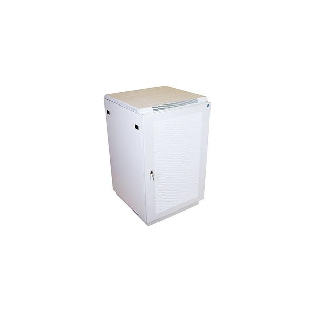 Шкаф коммутационный ЦМО ШТК-М-27.6.8-44АА напольный, перфорированная передняя дверь, 27U, 600x1360x800 мм фото 1