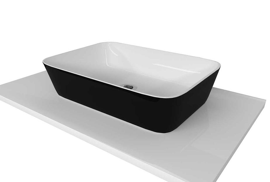 Раковина накладная для ванной комнаты Марко «Марио зебра» ОПТ фото 2