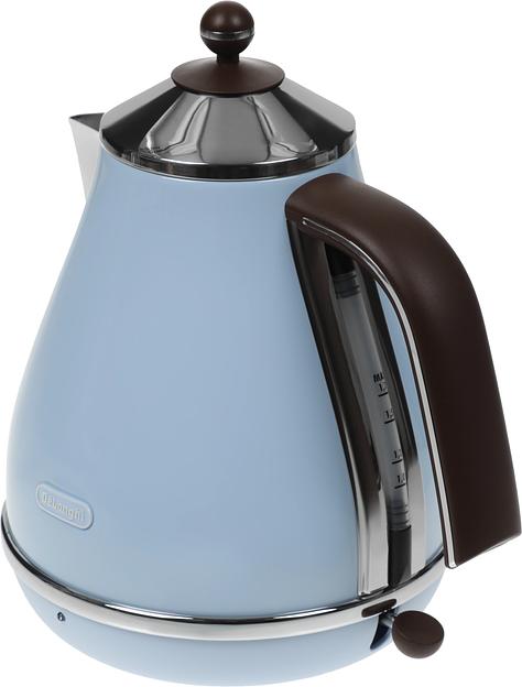 Чайник электрический Delonghi KBOV2001.AZ 1.7л. 2000Вт голубой корпус: металл/пластик фото 4