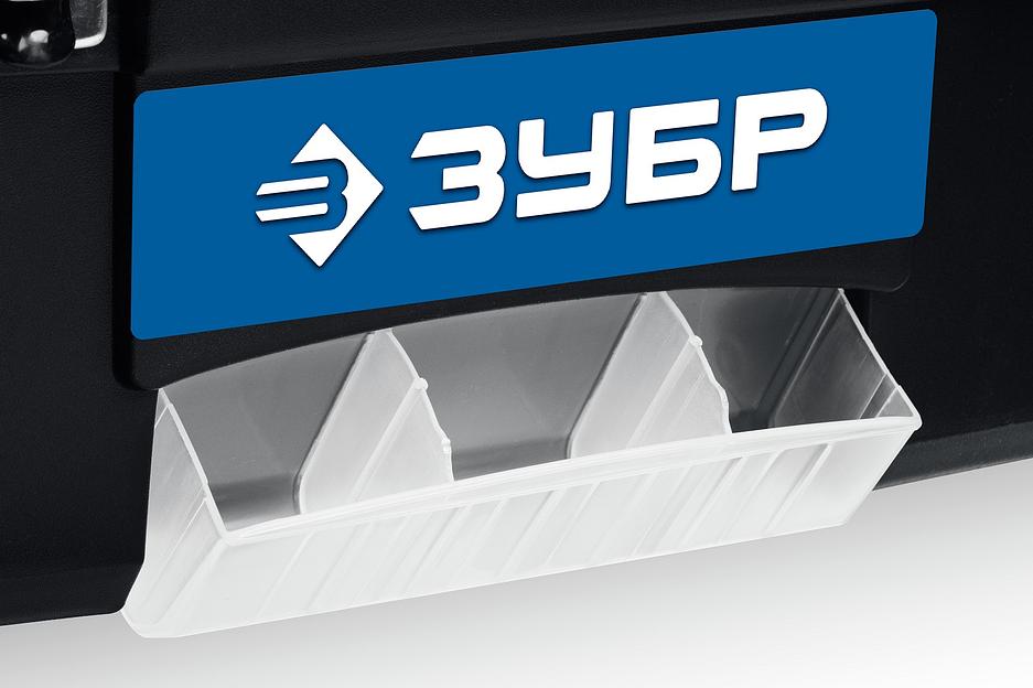 ЗУБР ДЕСНА-22, 557 x 284 x 236 мм, (22″), Пластиковый ящик для инструментов (38181-22) фото 6
