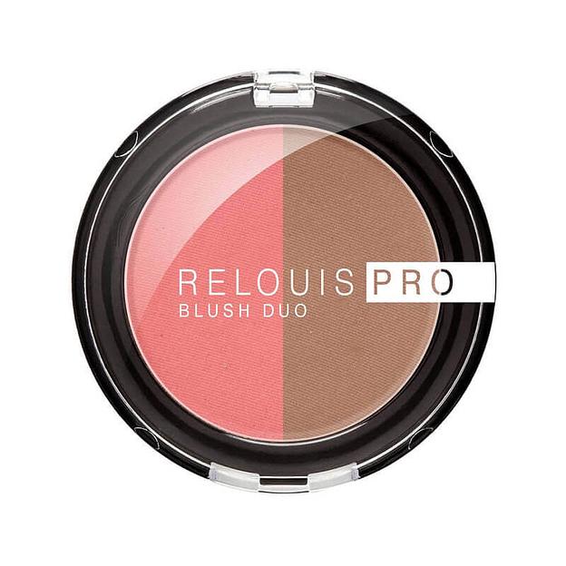 Relouis румяна компактные blush duo тон 204 фото 1