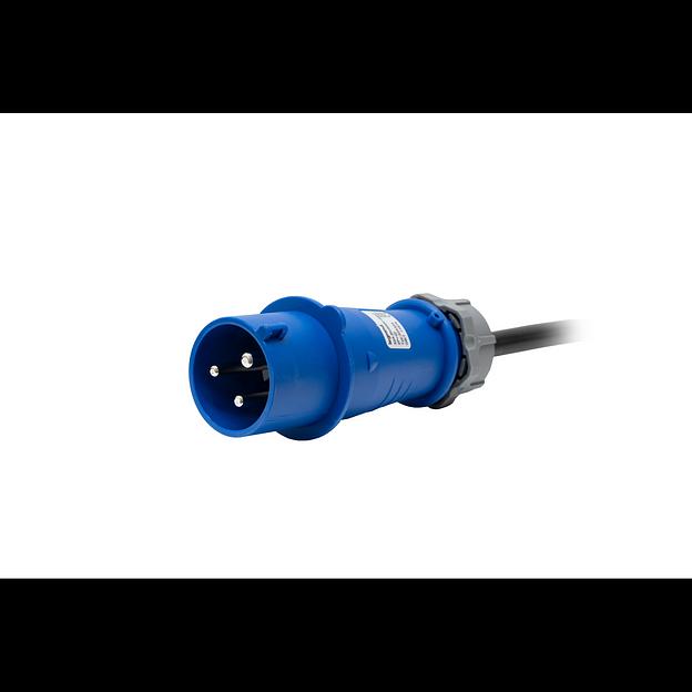 Блок электрических розеток на 18хIEC320 C13 и 6хIEC320 C19, шнур питания 3 м 3x6мм2 с вилкой IEC 60309 32A 2P+E (IP44) 1243.0х50.0х44.4мм фото 3