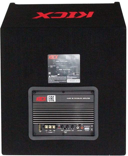 Сабвуфер автомобильный Kicx GT305BPA 350Вт активный (30см/12") фото 3