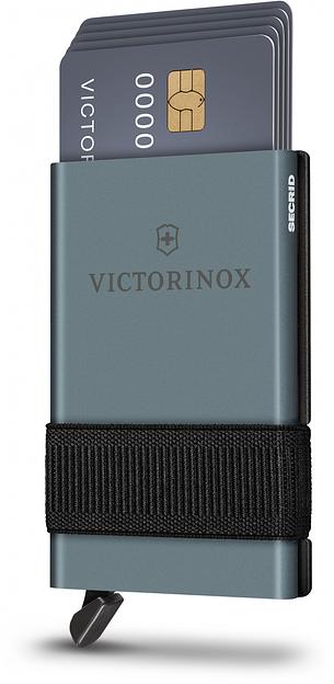 Швейцарская карта Victorinox Smart Card Wallet Sharp (0.7250.36) серый коробка подарочная фото 3