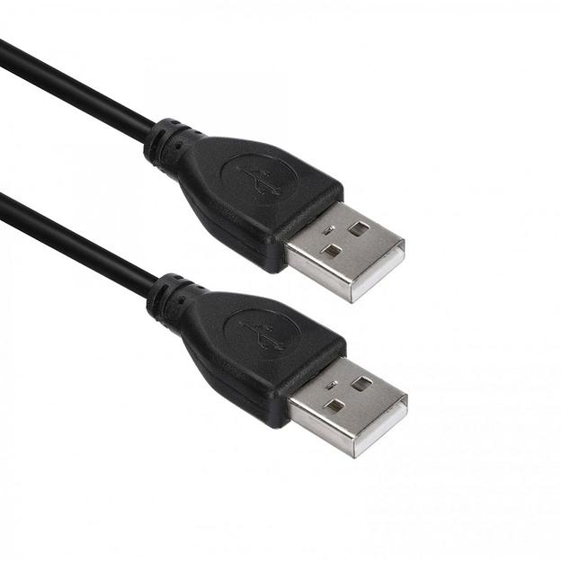 Кабель ACD Кабель ACD-U2AAM-30L |ACD-U2AAM-30L| USB 2.0, A male - A male, ТТХ: |ACD-U2AAM-30L| (7/0.12BC+PE)*1P+(7/0.12BC+PE)*2C+7/0.12BC+AL+PVC OD4.0, Черный, 3мm (742033) фото 2
