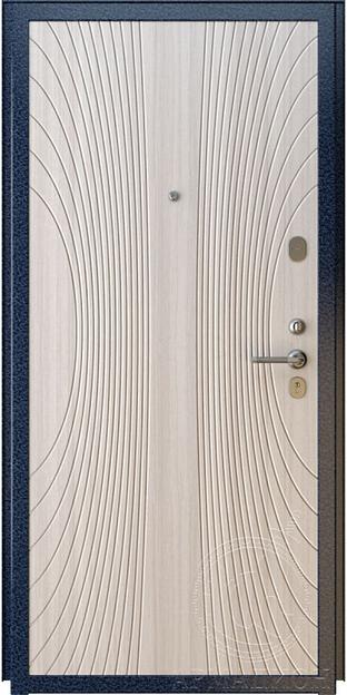 Дверь входная «Вена» антик синий/сандал светлый фото 2