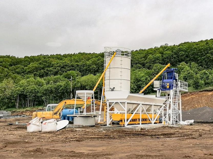 Бетонный завод СКИП-45 фото 5